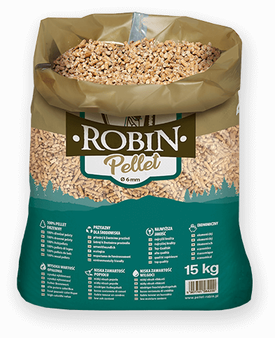 worek pelletu opałowego Robin do kupienia w Nowym Brzesku lub sklepie internetowym